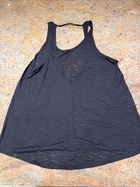 lululemon athletica Black V-Neck Racerback Tank